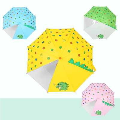 17 inch * 8k schattig kind paraplu met oren Handmatige besturing Willekeurige ontwerpen en kleuren