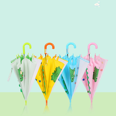 17 inch * 8k schattig kind paraplu met oren Handmatige besturing Willekeurige ontwerpen en kleuren