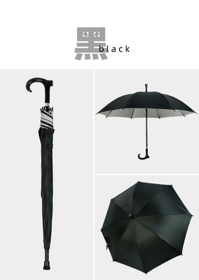 Ouderen zelfbescherming wandelstok paraplu met op maat gemaakte ontwerpen Logo printing