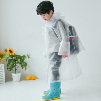 Custom EVA Kids Waterdichte regenjas voor kinderen Regenseizoen paraplu Geslacht VRIJSTEN