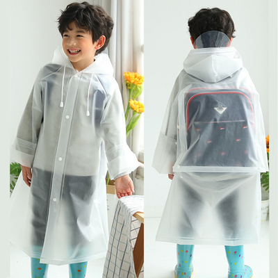 Custom EVA Kids Waterdichte regenjas voor kinderen Regenseizoen paraplu Geslacht VRIJSTEN