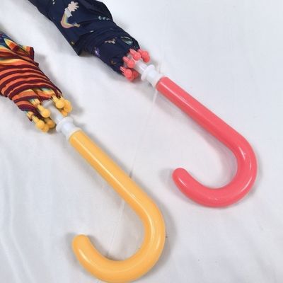 Regenboog Kinderen Paraplu lange handgreep Veilig en gemakkelijk te openen voor kleuters