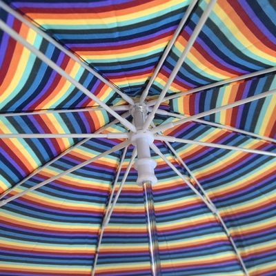 Regenboog Kinderen Paraplu lange handgreep Veilig en gemakkelijk te openen voor kleuters