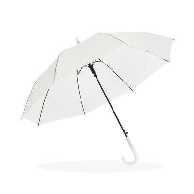 Eenvoudige en stijlvolle transparante paraplu voor studenten PVC-paneel glasvezel frame