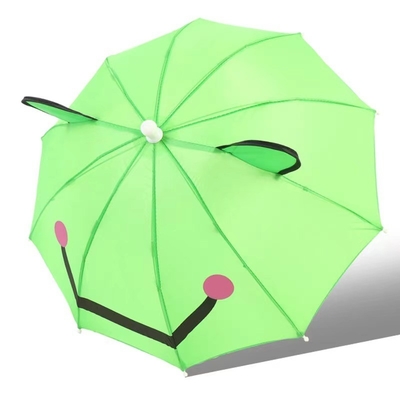 Speciale stijl 170T Nylon Stof 11 inch*10k Custom Animal-Printed 3D paraplu voor kinderen