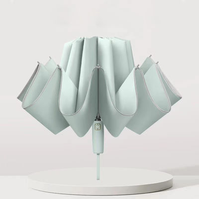 Metal Shaft 10K Reverse Windproof Sombrinha Paraplu Corporate Gift Set Custom Logo