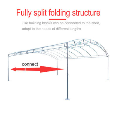 Outdoor Entertainment Tarpaulin Telescopische luifel voor magazijn en opvouwbare eetstal