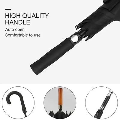 Windbestendige Custom vouwcapsule luxe paraplu met logo druk voor 27 inch 8k