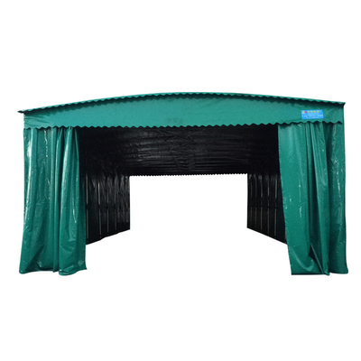 Gegalvaniseerd staal frame duwen en trekken vouwbare garage carport voor waterdicht wassen auto