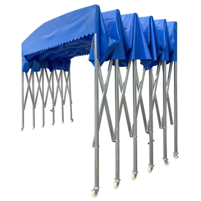 Gegalvaniseerd staal frame duwen en trekken vouwbare garage carport voor waterdicht wassen auto