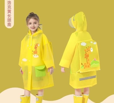 Kinderen regenjas 100% EVA stof ideaal voor reizen en buitenactiviteiten