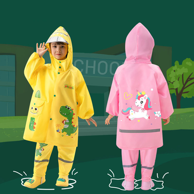2023 Basisschool Kinderen regenjas Kinderdagverblijf Poncho Jongens en meisjes Waterdicht pak