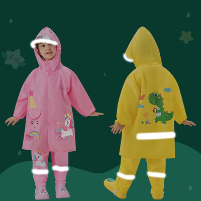 2023 Basisschool Kinderen regenjas Kinderdagverblijf Poncho Jongens en meisjes Waterdicht pak