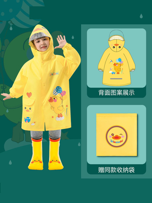 2023 Basisschool Kinderen regenjas Kinderdagverblijf Poncho Jongens en meisjes Waterdicht pak