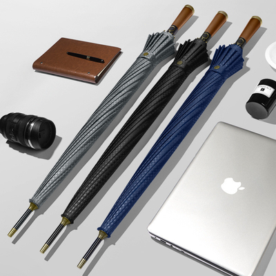 Retro stijl rechte paraplu Gentleman's Long Handle en Favoriet van zakenmensen
