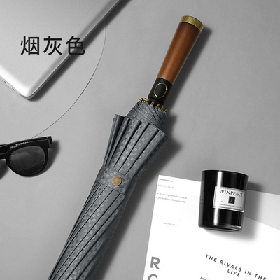 Retro stijl rechte paraplu Gentleman's Long Handle en Favoriet van zakenmensen