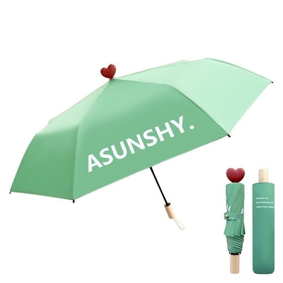 Amazing Love Paraplu Top 3 Fold Polyester Paraplu Perfect voor Kinderen en Vrouwen Custom Logo