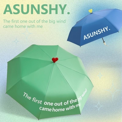 Amazing Love Paraplu Top 3 Fold Polyester Paraplu Perfect voor Kinderen en Vrouwen Custom Logo