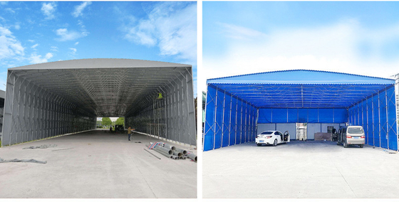 Verstelbare carport vouwgarage caravan luifel voor buiten amusements activiteiten