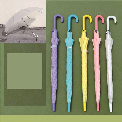 Plastic Shaft Transparent Advertising Umbrella met All in 1 functie en drukwerk