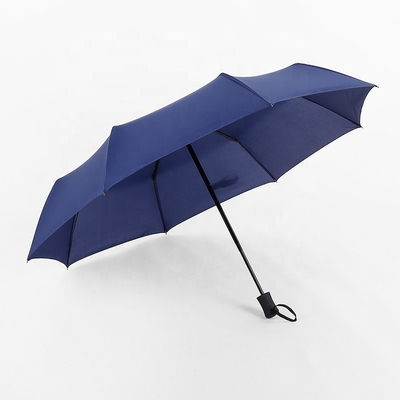 21 inch*8k Custom Printing Automatic Open Blue Parasol voor zonbescherming buiten