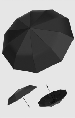 X308 Winddicht Strong Frame Paraplu Waterdicht en automatisch vouwbaar voor regenachtige dagen