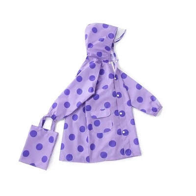 Cartoon meisje regenjas Eenpersoons regenjas Poncho stijl voor kinderen 100% EVA stof