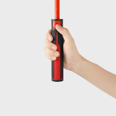 Zakelijk must-have dubbel grote golf paraplu met heldere vinyl cover en lange handvat