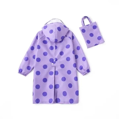 Cartoon meisje regenjas Eenpersoons regenjas Poncho stijl voor kinderen 100% EVA stof