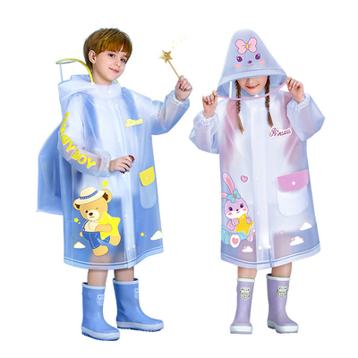 Niet-wegwerp EVA baby en student regenjas Kinderen poncho voor schoolkinderen