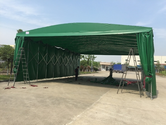 Draag waterdicht Telescopisch vouwbare opneembare tunnels Tarpaulin en 10-jarige levensduur