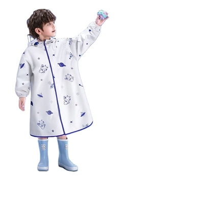 Kinderen regenjas met schooltas EVA materiaal conventionele grootte aangepaste kleur