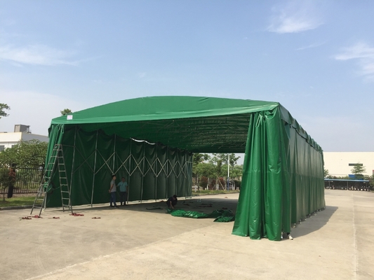 Draag waterdicht Telescopisch vouwbare opneembare tunnels Tarpaulin en 10-jarige levensduur