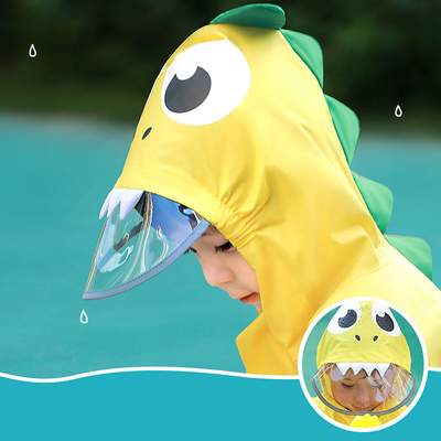 Kindergarten Baby Rain Gear met tekenfilm Dinosaurus Print voor buitenactiviteiten