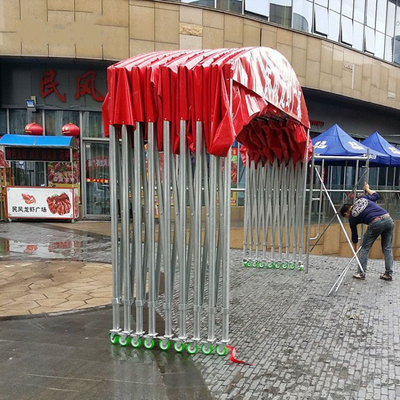 Outdoor Event Waterdicht PVC Parkeerplaats Zonnescherm Stalen magazijn Gereedschapsopslag Schuur tent