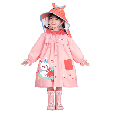 Polyester Taffeta Kinderen Regenjas Cartoon Print voor Meisjes Outdoor Adventures