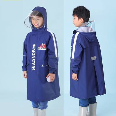 Custom Logo Printing Kinderen regenjas voor jongens en meisjes Schoolkleding