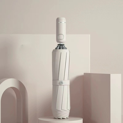 Freestyle Design All in 1 Elektrische LED-handvatsel paraplu voor bescherming tegen regen en zon