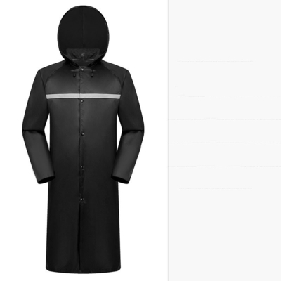 Mannen en vrouwen Arbeidsbescherming Oxford Stof Lang Reflectief Regenjas met Custom Logo