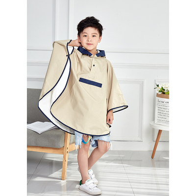 Kinderdagverblijfsleerlingen Regengereedschap Regenjas voor kinderen met schooltas Schattige cartoon poncho