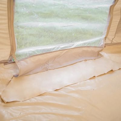 Outdoor Camping Family Air Inflating Tunnel Tent met pomp in wit draagbaar ontwerp