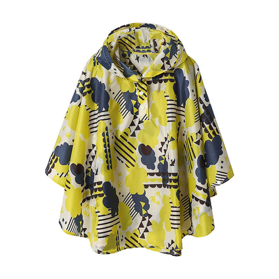 Polyester regenjas Cartoon schattig jongens en meisjes schoolreis regenjas met tasje Bit Poncho