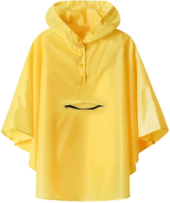 Polyester regenjas Cartoon schattig jongens en meisjes schoolreis regenjas met tasje Bit Poncho