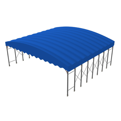 Gegalvaniseerd stalen frame tarpolin canopy voor het rekken duwen en trekken auto parkeer tent