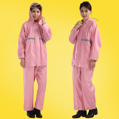 Volwassenen regenjasset Verdikte Split regenjas voor Outdoor Riding Solid Color Poncho