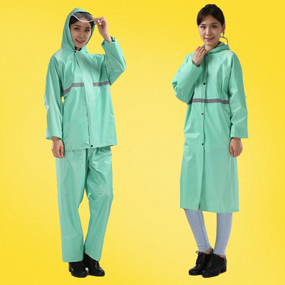 Volwassenen regenjasset Verdikte Split regenjas voor Outdoor Riding Solid Color Poncho