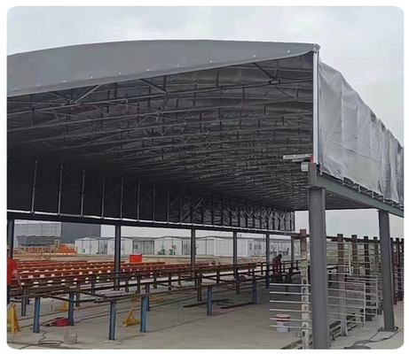Aluminiumframe opneembare luifel voor buiten- en algemene elektrische parkeergarages