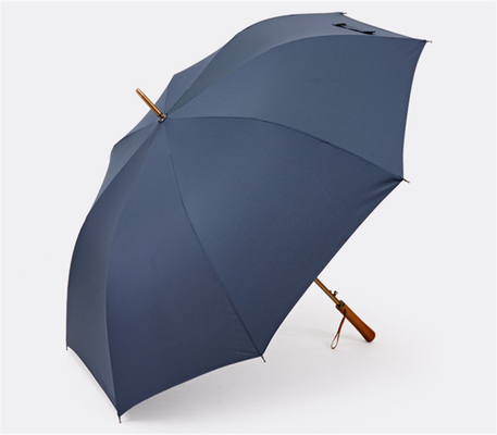 Minimalistisch ontwerp 27 inch 8K 190T Pongee luxe paraplu voor hangende reclame