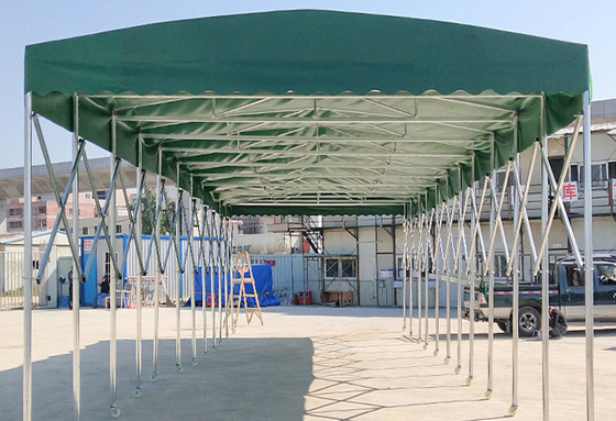 Vertrekbare luifel voor buitenwerk Tarpaulin Voor buiteninstallatie Mobiele luifel