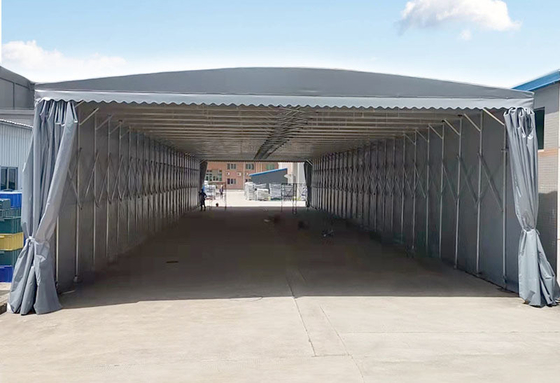 Vertrekbare luifel voor buitenwerk Tarpaulin Voor buiteninstallatie Mobiele luifel